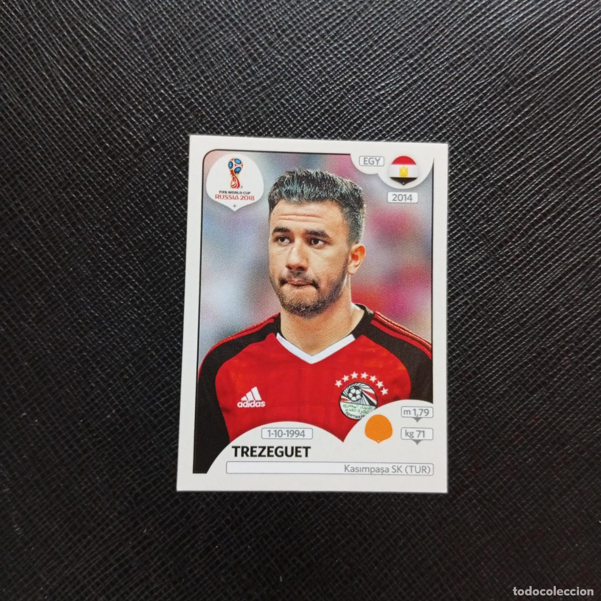 Figurine di Calcio: 86 TREZEGUET EGIPTO PANINI MUNDIAL RUSIA 2018 CROMO FUTBOL 18 - SIN PEGAR - CJ2 ....
