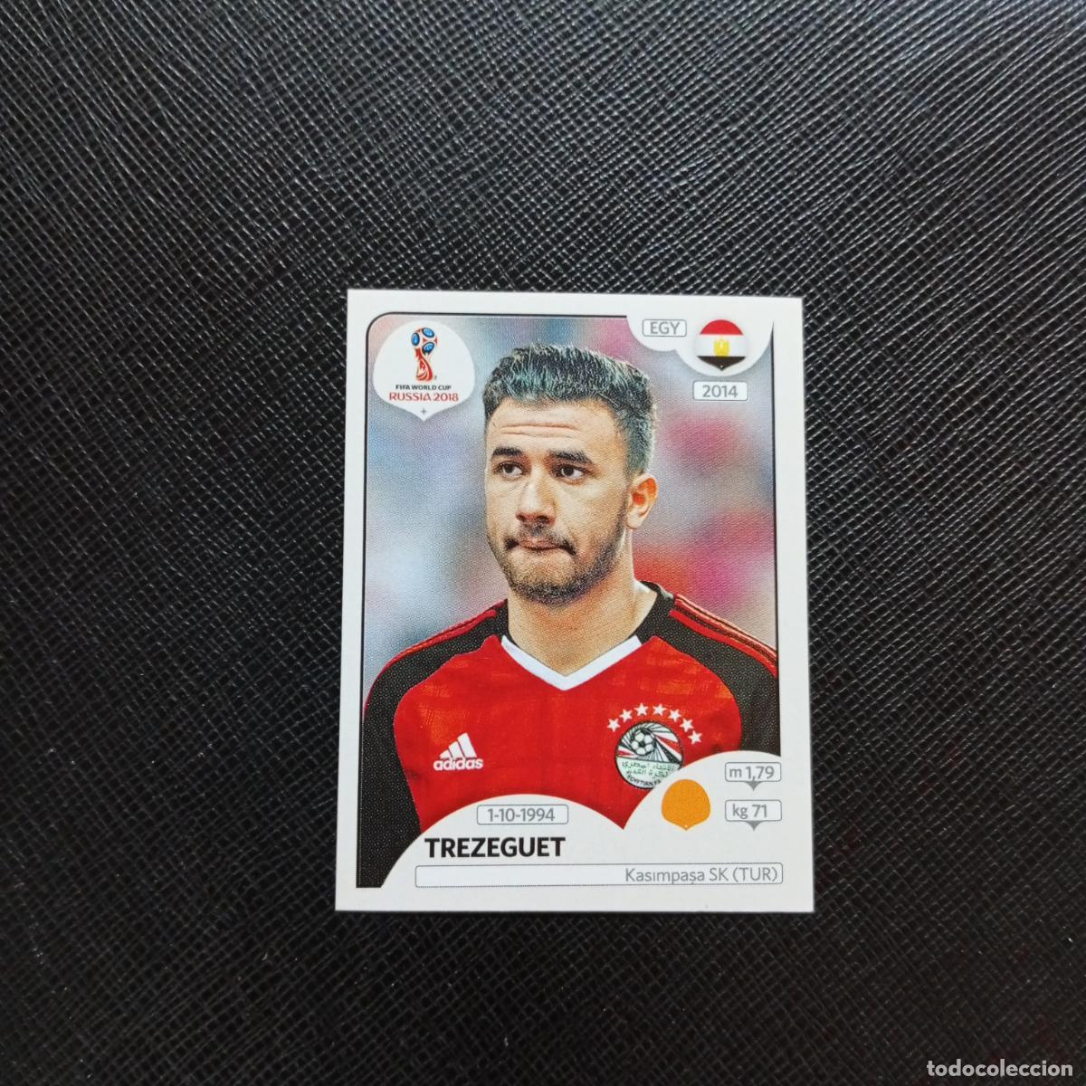 Figurine di Calcio: 86 TREZEGUET EGIPTO PANINI MUNDIAL RUSIA 2018 CROMO FUTBOL 18 - SIN PEGAR - CJ2 ....