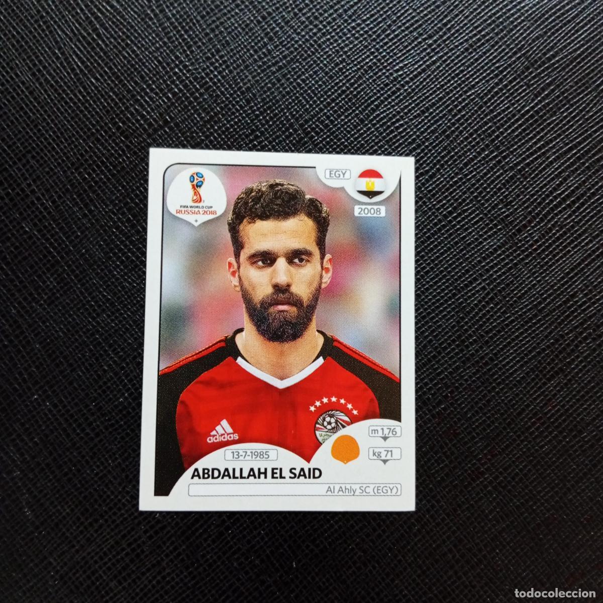 Figurine di Calcio: 87 ABDALLAH EL SAID EGIPTO PANINI MUNDIAL RUSIA 2018 CROMO FUTBOL 18 - SIN PEGAR - CJ2 ..