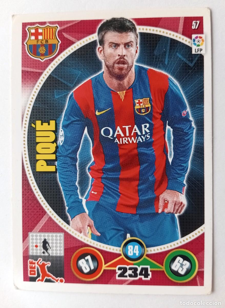 Cromos de f&uacute;tbol: CROMO FUTBOL ADRENALYN 2014-2015: F.C. BARCELONA PIQU&Eacute;