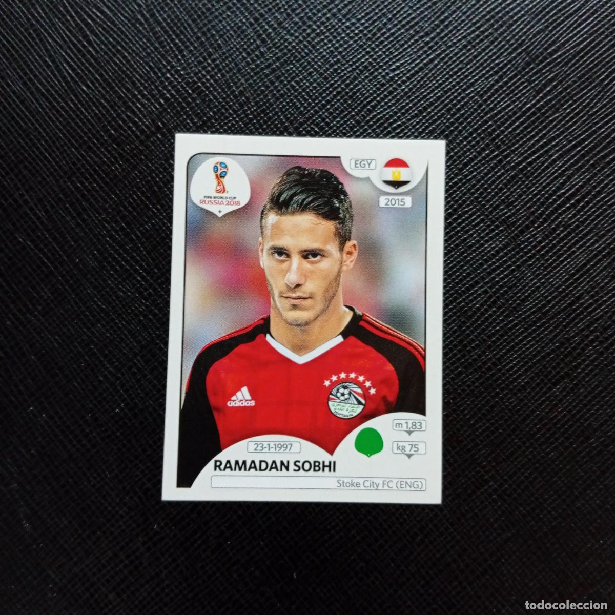 Cromos de f&uacute;tbol: 88 RAMADAN SOBHI EGIPTO PANINI MUNDIAL RUSIA 2018 CROMO FUTBOL 18 - SIN PEGAR - CJ2 .