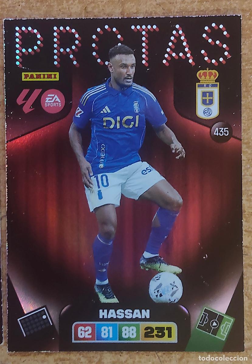 Cromos de f&uacute;tbol: ADRENALYN XL 2025 2026 25 26 PANINI HASSAN 435 PROTAS OVIEDO LIGA COLECCI&Oacute;N ALBUM