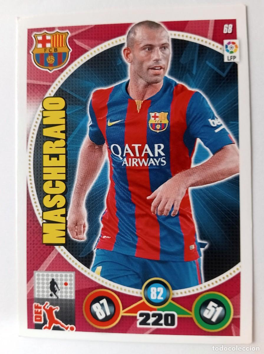 Fu&szlig;ball-Sticker: CROMO FUTBOL ADRENALYN 2014-2015: F.C. BARCELONA MASCHERANO