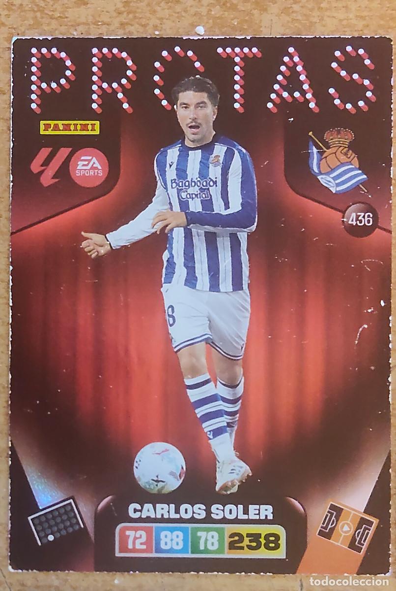 Cromos de f&uacute;tbol: 436 Carlos Soler | Real Sociedad | Protas | Adrenalyn XL LaLiga 2025 2026 Panini 0,30 &euro;