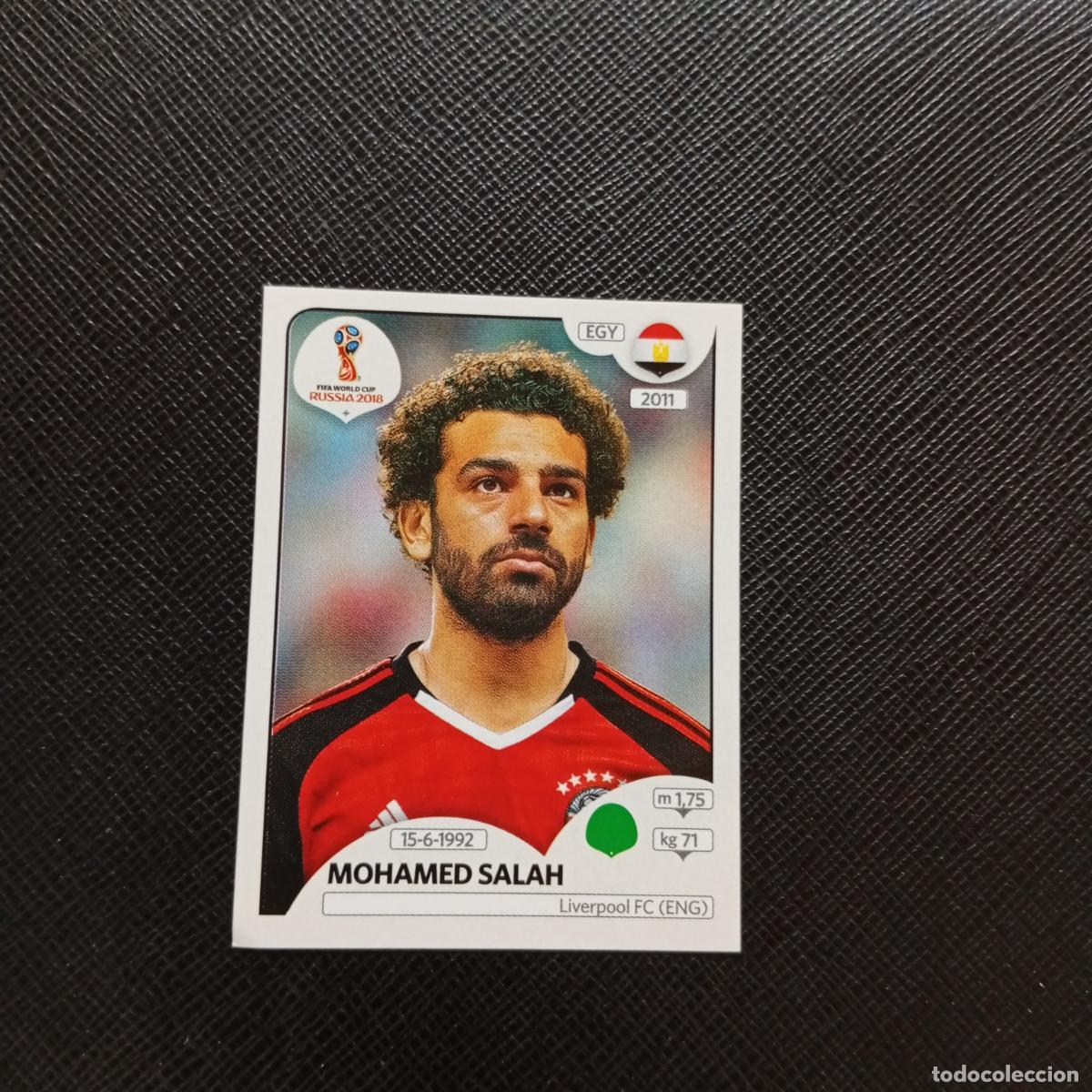 Fu&szlig;ball-Sticker: 90 MOHAMED SALAH EGIPTO PANINI MUNDIAL RUSIA 2018 CROMO FUTBOL 18 - SIN PEGAR - A26 PG2