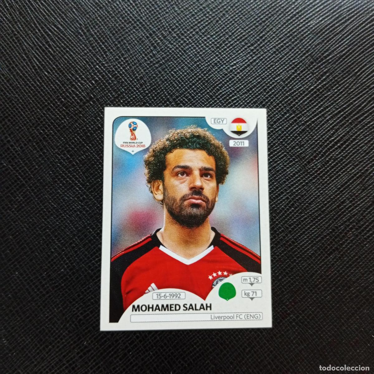Fu&szlig;ball-Sticker: 90 MOHAMED SALAH EGIPTO PANINI MUNDIAL RUSIA 2018 CROMO FUTBOL 18 - SIN PEGAR - A26 PG10