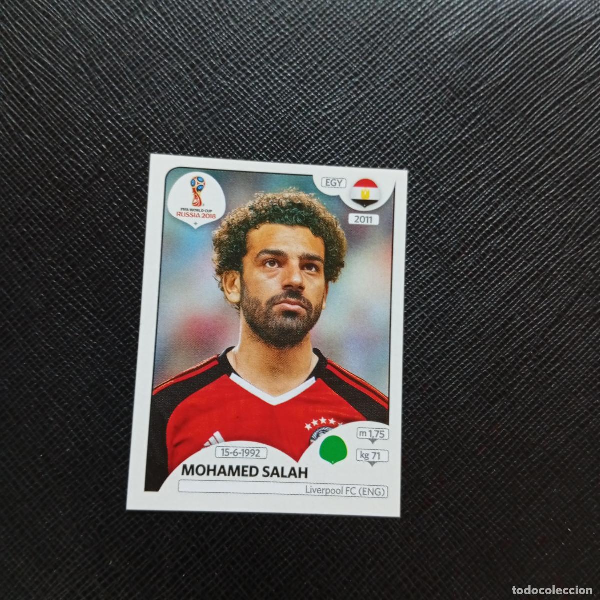 Fu&szlig;ball-Sticker: 90 MOHAMED SALAH EGIPTO PANINI MUNDIAL RUSIA 2018 CROMO FUTBOL 18 - SIN PEGAR - A26 PG11