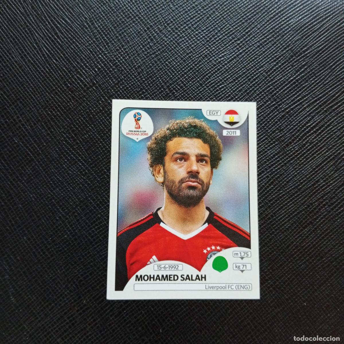 Cromos de f&uacute;tbol: 90 MOHAMED SALAH EGIPTO PANINI MUNDIAL RUSIA 2018 CROMO FUTBOL 18 - SIN PEGAR - A26 PG17