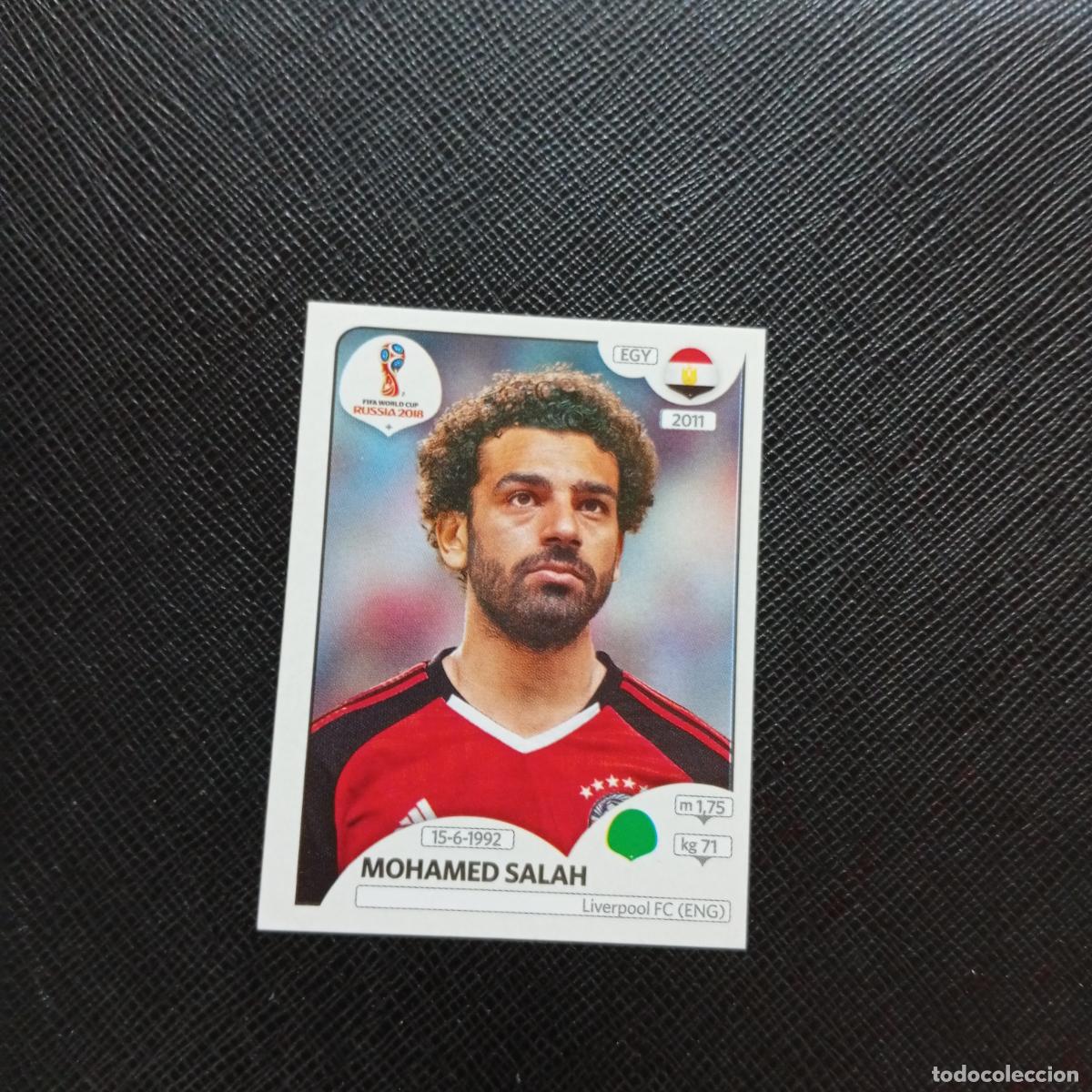 Cromos de f&uacute;tbol: 90 MOHAMED SALAH EGIPTO PANINI MUNDIAL RUSIA 2018 CROMO FUTBOL 18 - SIN PEGAR - A26 PG18