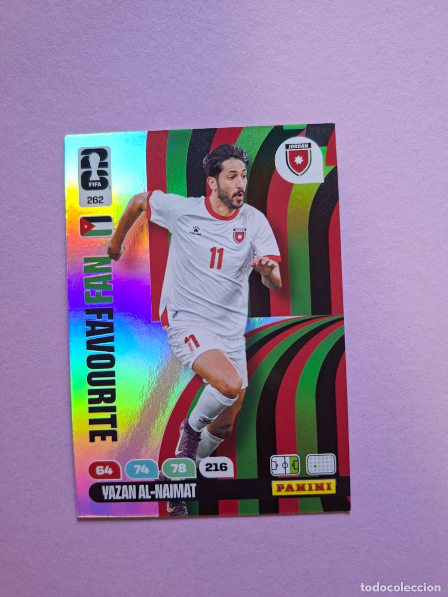 Cromos de f&uacute;tbol: 262 YAZAN AL-NAIMAR JORDANIA FAN FAVOURITE PANINI ADRENALYN FIFA WORLD CUP 26 MUNDIAL 2026 NUEVO