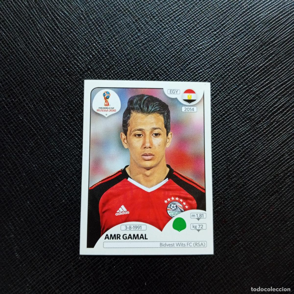 Cromos de f&uacute;tbol: 91 AMR GAMAL EGIPTO PANINI MUNDIAL RUSIA 2018 CROMO FUTBOL 18 - SIN PEGAR - CJ2 .