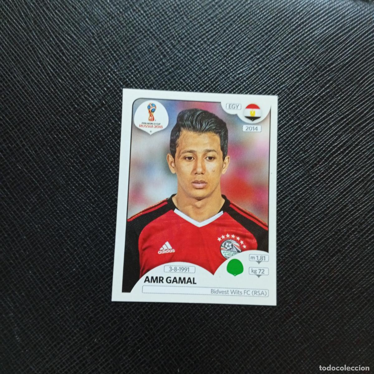 Cromos de f&uacute;tbol: 91 AMR GAMAL EGIPTO PANINI MUNDIAL RUSIA 2018 CROMO FUTBOL 18 - SIN PEGAR - CJ2 .