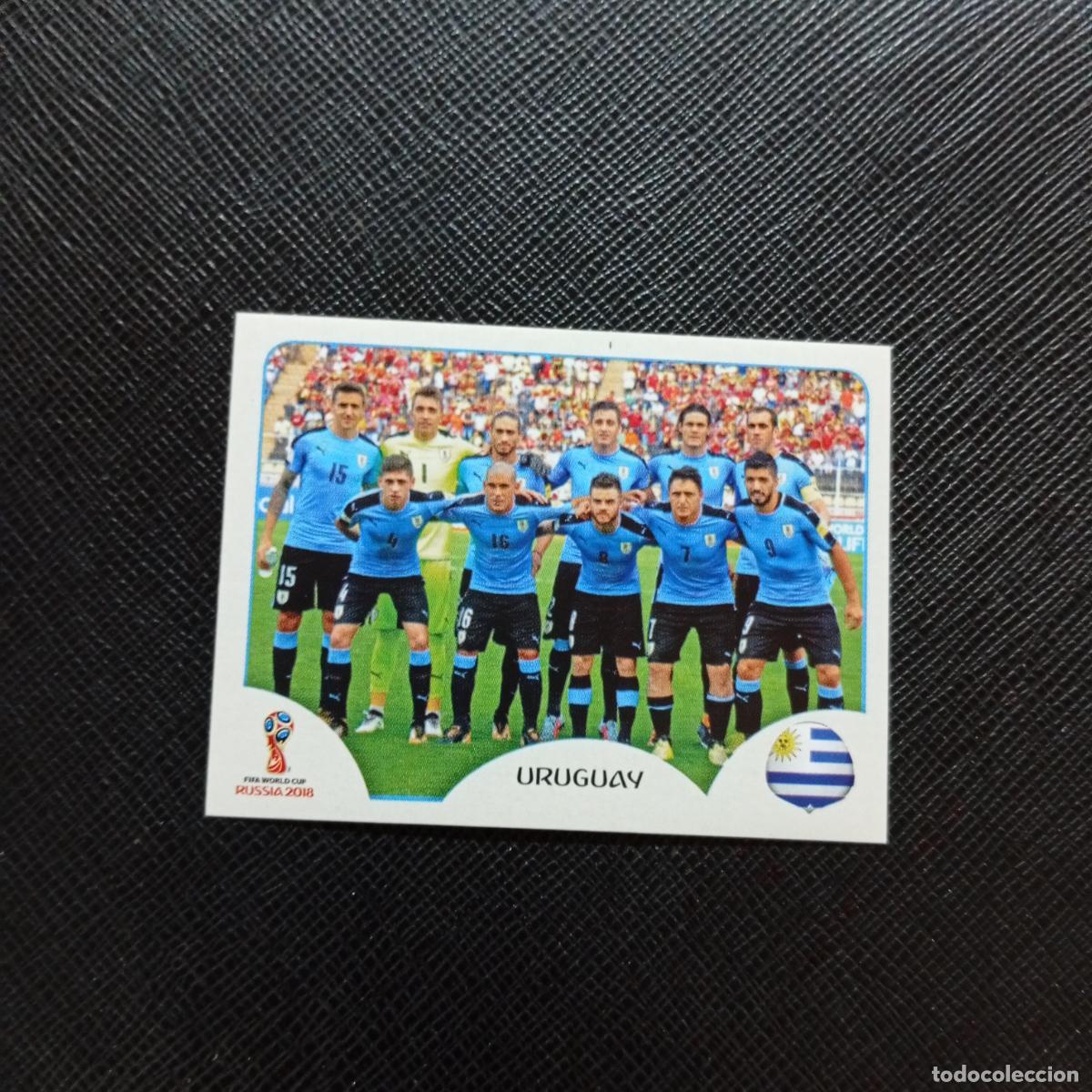 Cromos de f&uacute;tbol: 93 ALINEACION URUGUAY PANINI MUNDIAL RUSIA 2018 CROMO FUTBOL 18 - SIN PEGAR - CJ2