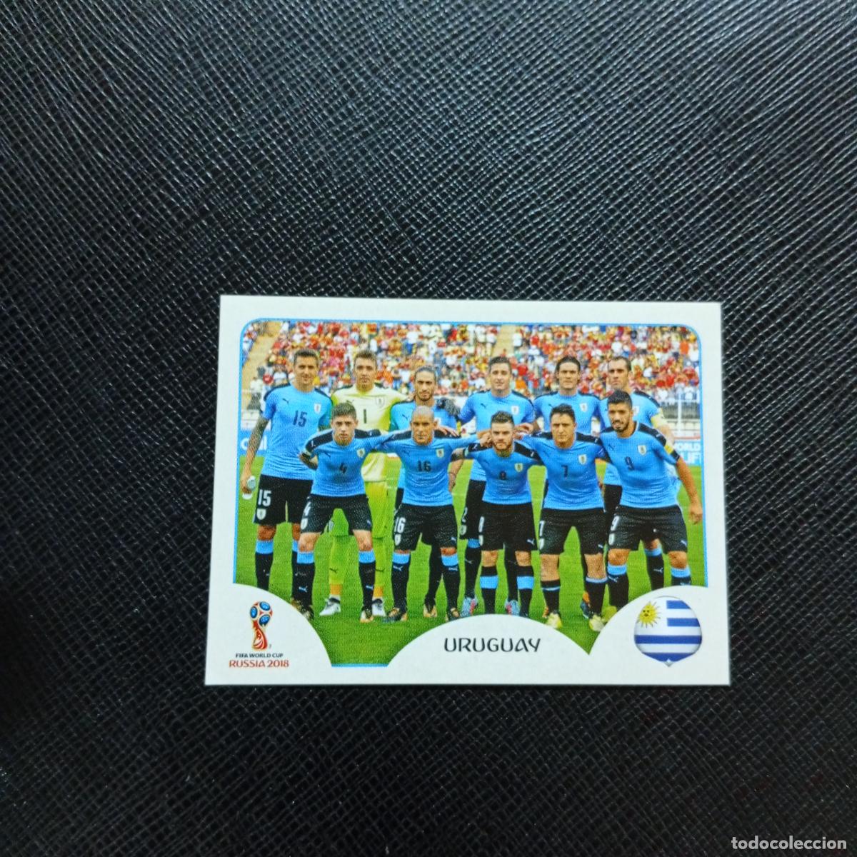 Cromos de f&uacute;tbol: 93 ALINEACION URUGUAY PANINI MUNDIAL RUSIA 2018 CROMO FUTBOL 18 - SIN PEGAR - CJ2