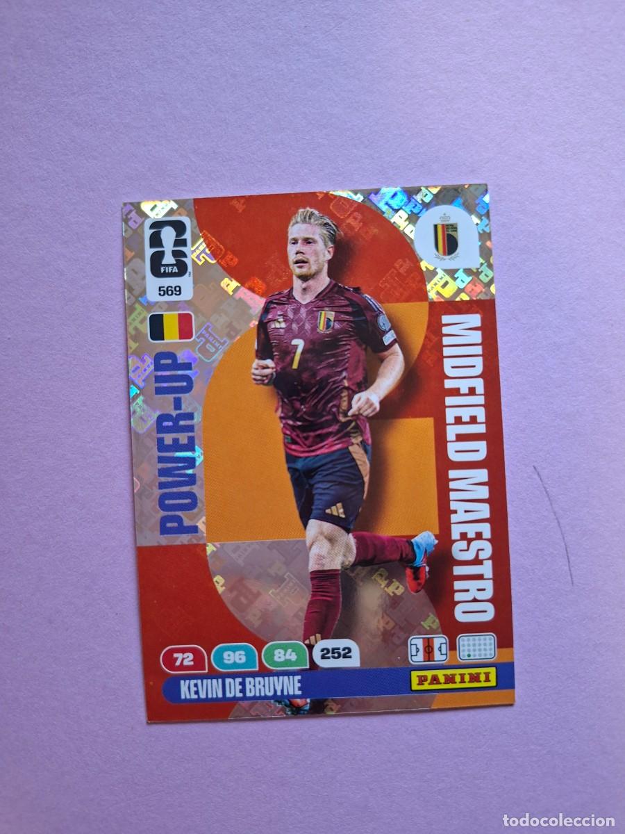 Cromos de f&uacute;tbol: 569 KEVIN DE BRUYNE BELGIUM BELGICA MIDFIELD MAESTRO PANINI ADRENALYN FIFA WORLD CUP 26 MUNDIAL 2026