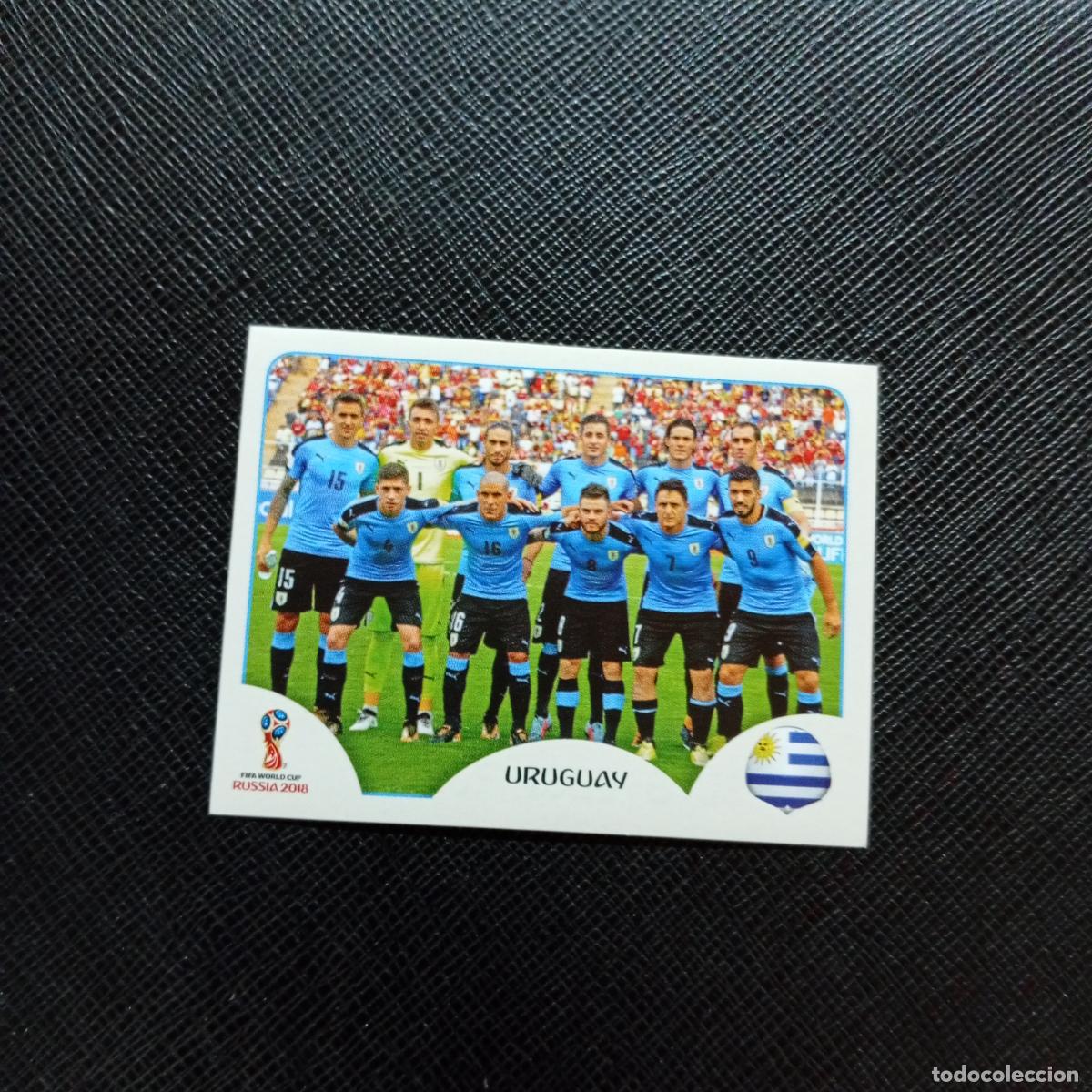 Cromos de f&uacute;tbol: 93 ALINEACION URUGUAY PANINI MUNDIAL RUSIA 2018 CROMO FUTBOL 18 - SIN PEGAR - CJ2 ..