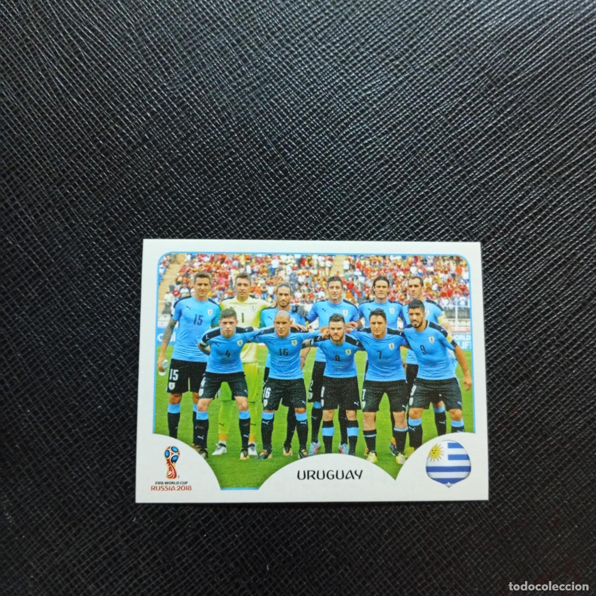 Cromos de f&uacute;tbol: 93 ALINEACION URUGUAY PANINI MUNDIAL RUSIA 2018 CROMO FUTBOL 18 - SIN PEGAR - CJ2 ....