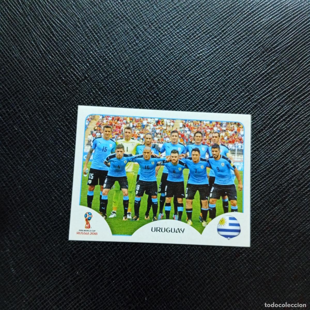 Cromos de f&uacute;tbol: 93 ALINEACION URUGUAY PANINI MUNDIAL RUSIA 2018 CROMO FUTBOL 18 - SIN PEGAR - CJ2 .....