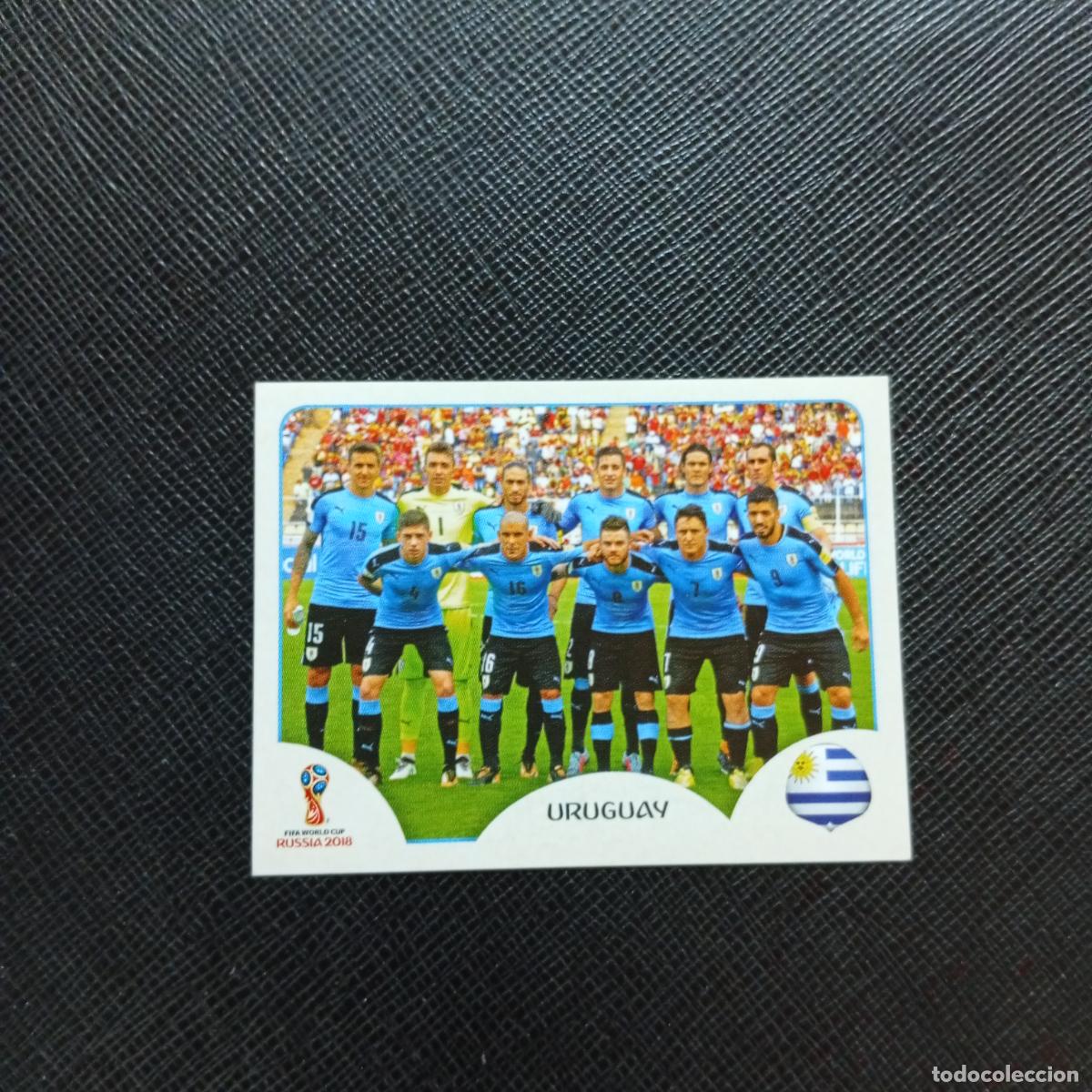 Cromos de f&uacute;tbol: 93 ALINEACION URUGUAY PANINI MUNDIAL RUSIA 2018 CROMO FUTBOL 18 - SIN PEGAR - CJ2 .....
