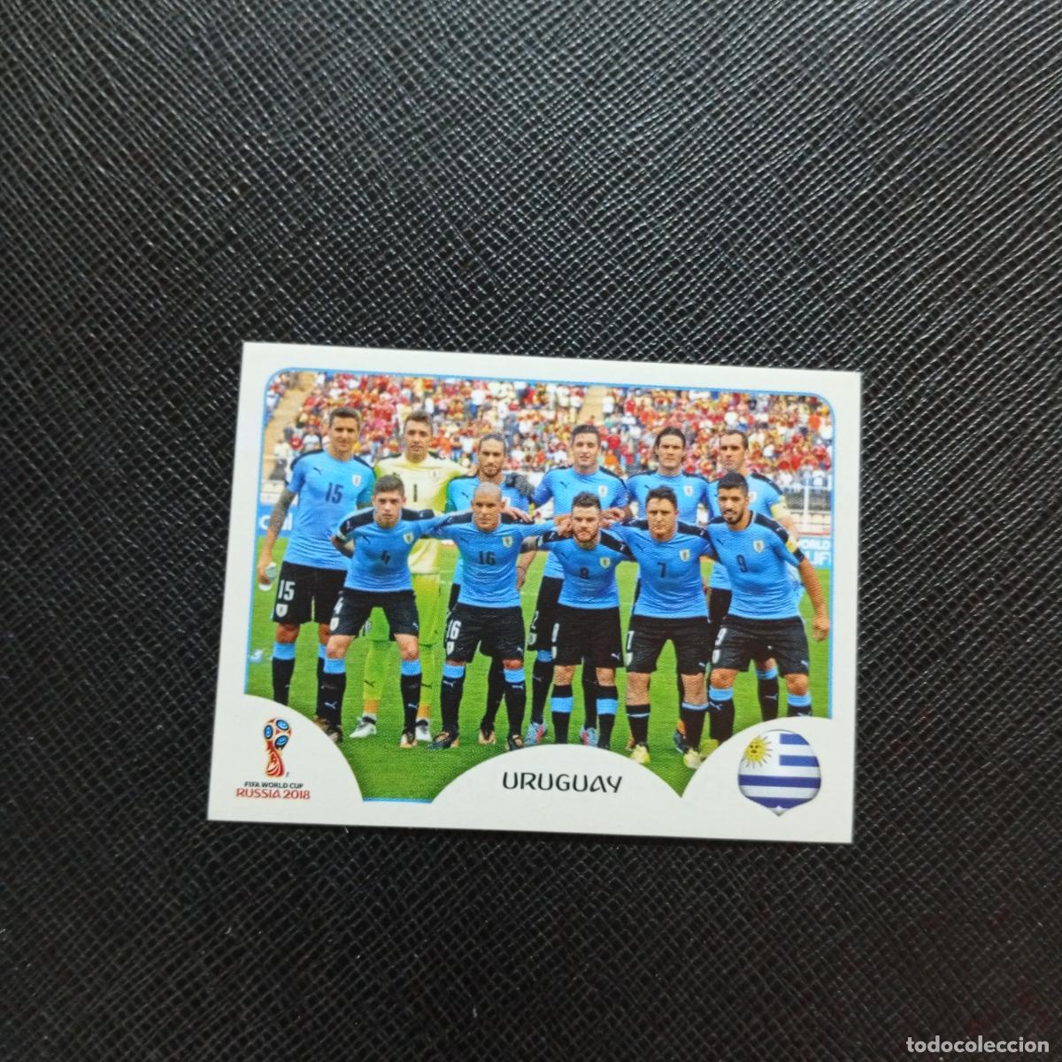 Cromos de f&uacute;tbol: 93 ALINEACION URUGUAY PANINI MUNDIAL RUSIA 2018 CROMO FUTBOL 18 - SIN PEGAR - CJ2 ......