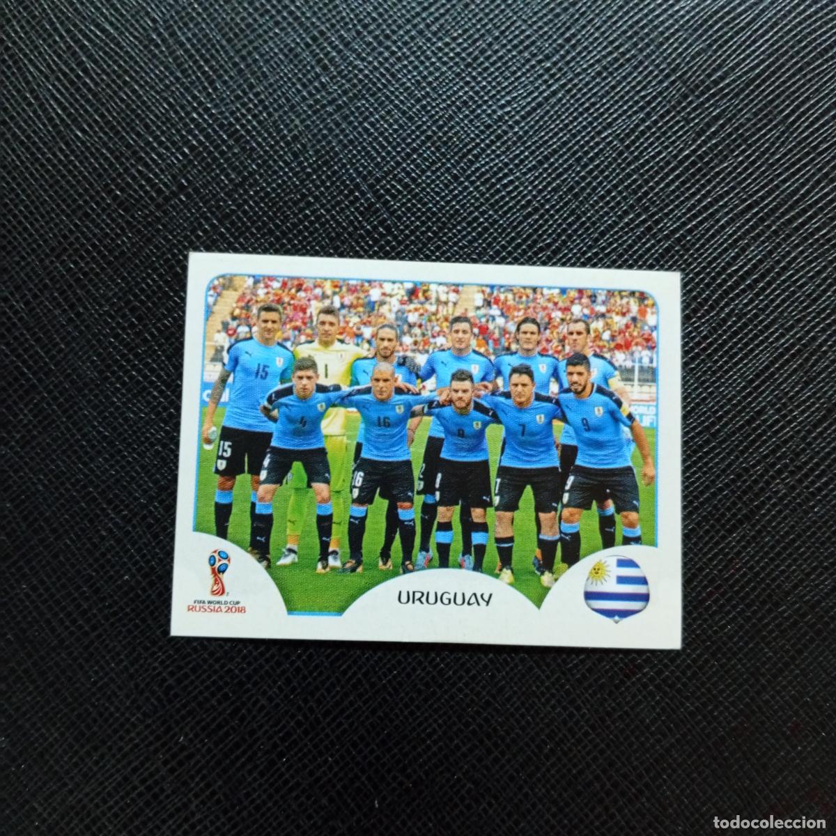 Cromos de f&uacute;tbol: 93 ALINEACION URUGUAY PANINI MUNDIAL RUSIA 2018 CROMO FUTBOL 18 - SIN PEGAR - CJ2 .......