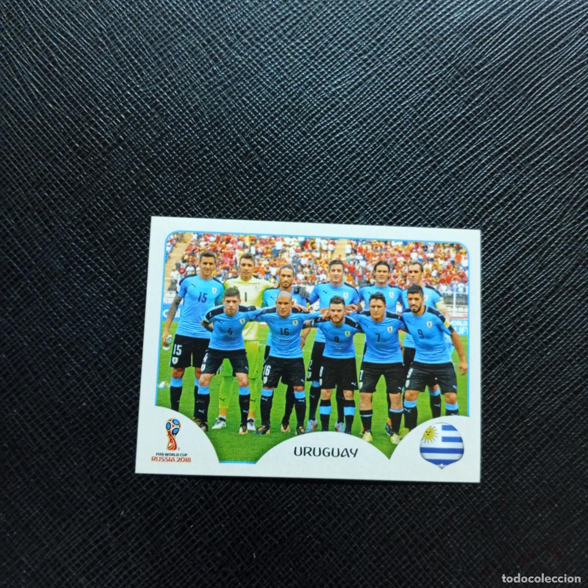 Cromos de f&uacute;tbol: 93 ALINEACION URUGUAY PANINI MUNDIAL RUSIA 2018 CROMO FUTBOL 18 - SIN PEGAR - CJ2 .......