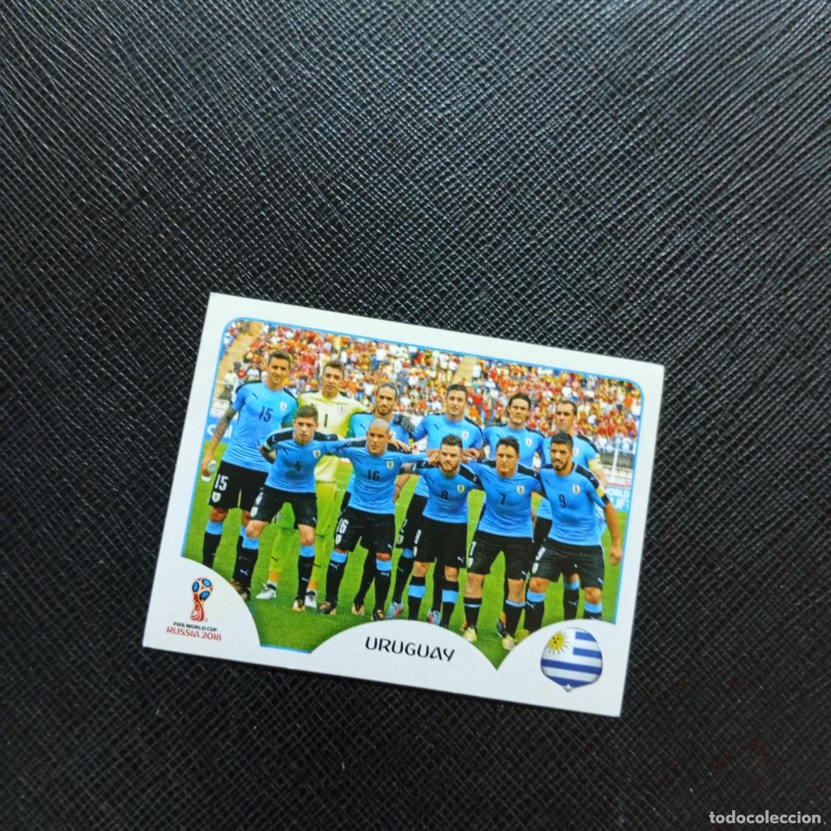 Cromos de f&uacute;tbol: 93 ALINEACION URUGUAY PANINI MUNDIAL RUSIA 2018 CROMO FUTBOL 18 - SIN PEGAR - CJ2 .......