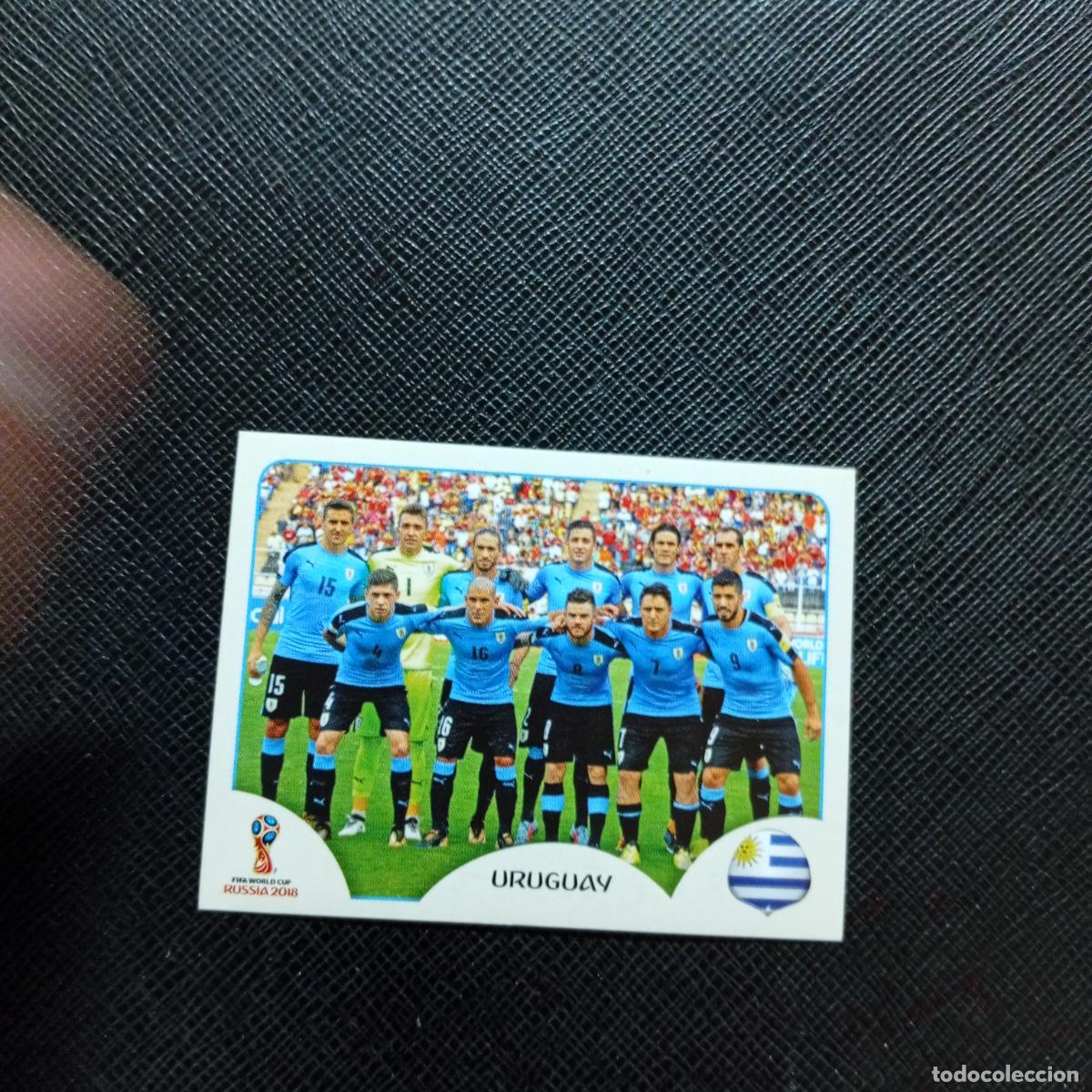 Cromos de f&uacute;tbol: 93 ALINEACION URUGUAY PANINI MUNDIAL RUSIA 2018 CROMO FUTBOL 18 - SIN PEGAR - CJ2 ........