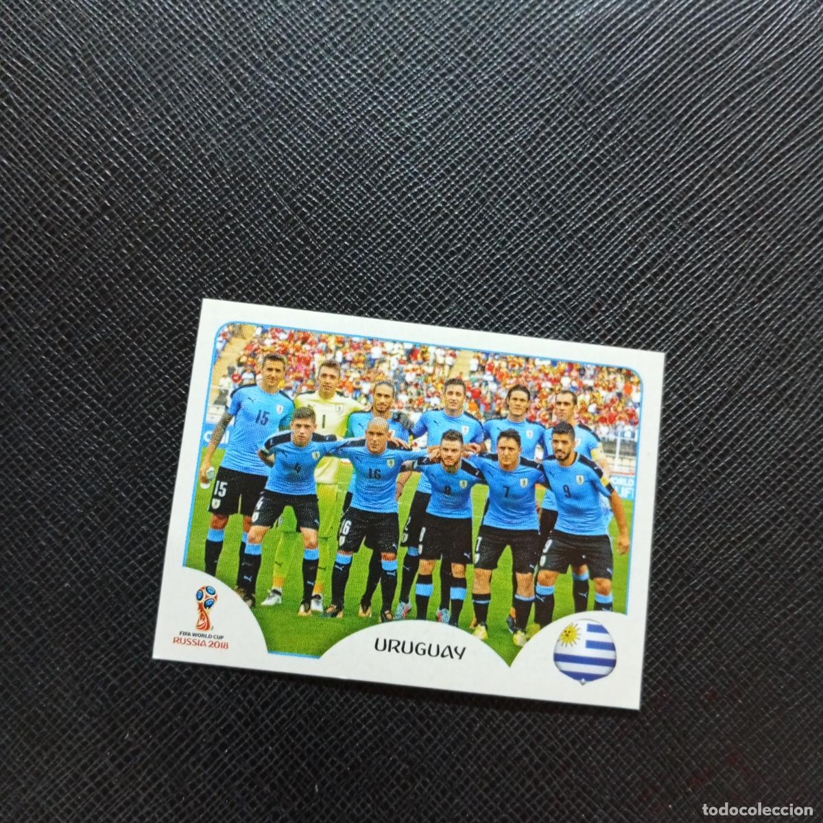 Cromos de f&uacute;tbol: 93 ALINEACION URUGUAY PANINI MUNDIAL RUSIA 2018 CROMO FUTBOL 18 - SIN PEGAR - CJ2 ........