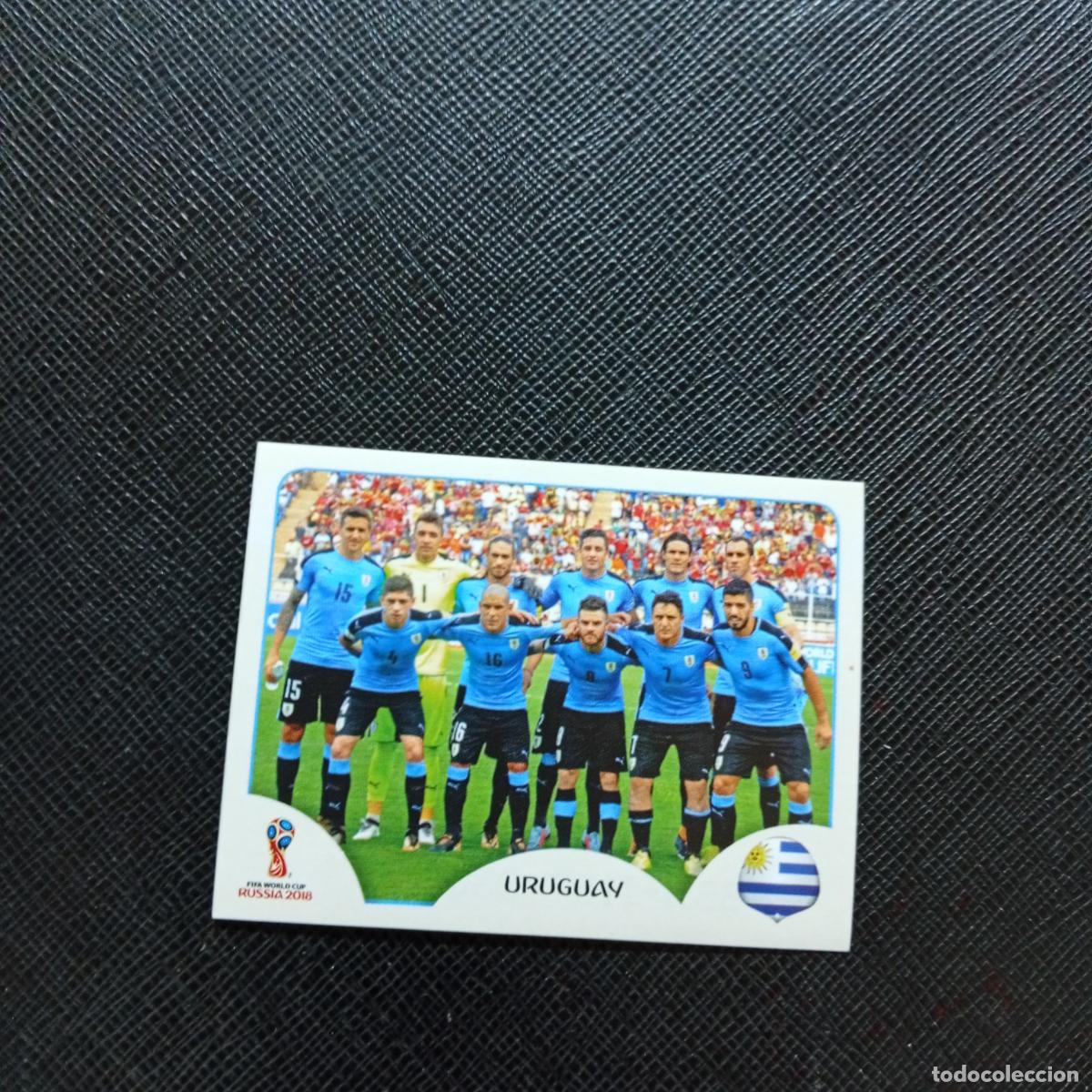Cromos de f&uacute;tbol: 93 ALINEACION URUGUAY PANINI MUNDIAL RUSIA 2018 CROMO FUTBOL 18 - SIN PEGAR - CJ2 ........