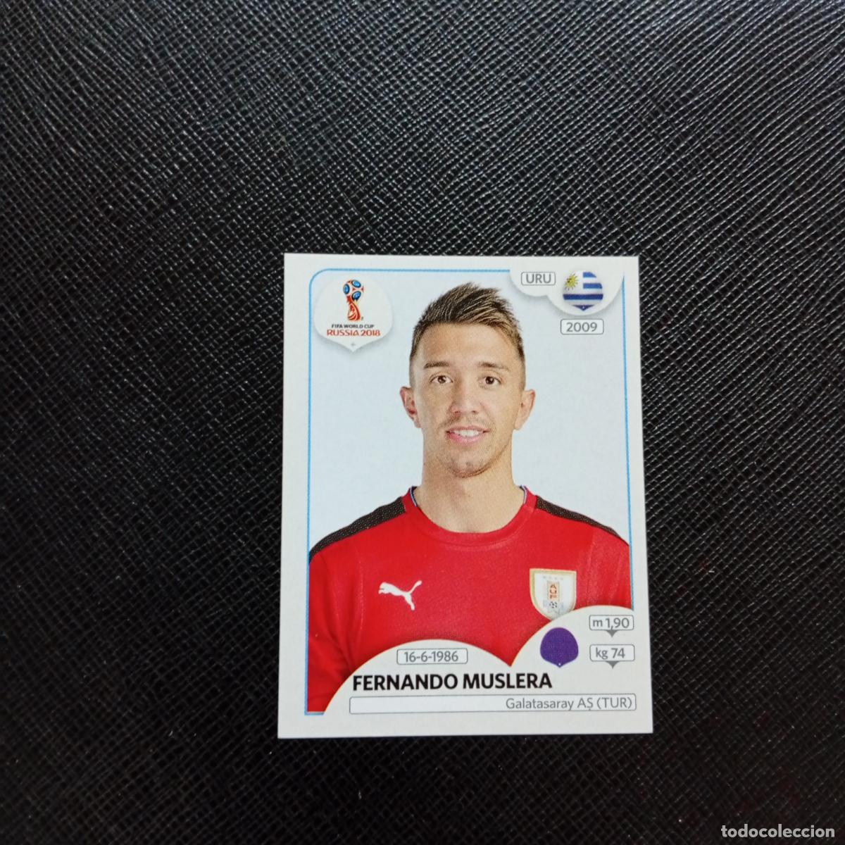 Cromos de f&uacute;tbol: 94 FERNANDO MUSLERA URUGUAY PANINI MUNDIAL RUSIA 2018 CROMO FUTBOL 18 - SIN PEGAR - CJ2