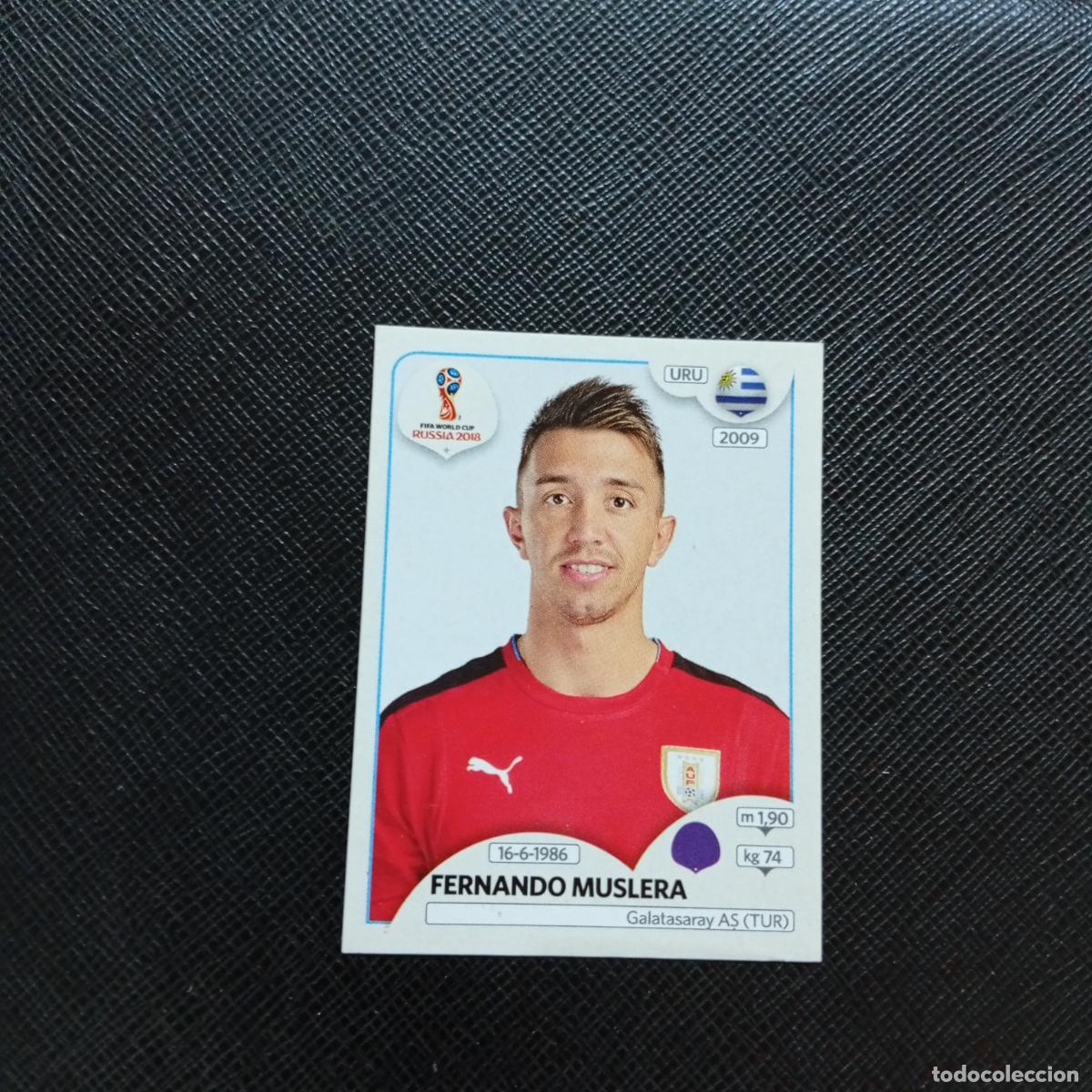 Cromos de f&uacute;tbol: 94 FERNANDO MUSLERA URUGUAY PANINI MUNDIAL RUSIA 2018 CROMO FUTBOL 18 - SIN PEGAR - CJ2 .