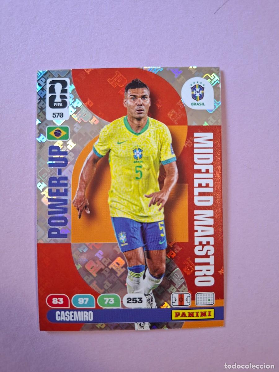 Cromos de f&uacute;tbol: 570 CASEMIRO BRASIL MIDFIELD MAESTRO MUNDIAL 2026 WORLD CUP 26 ADRENALYN