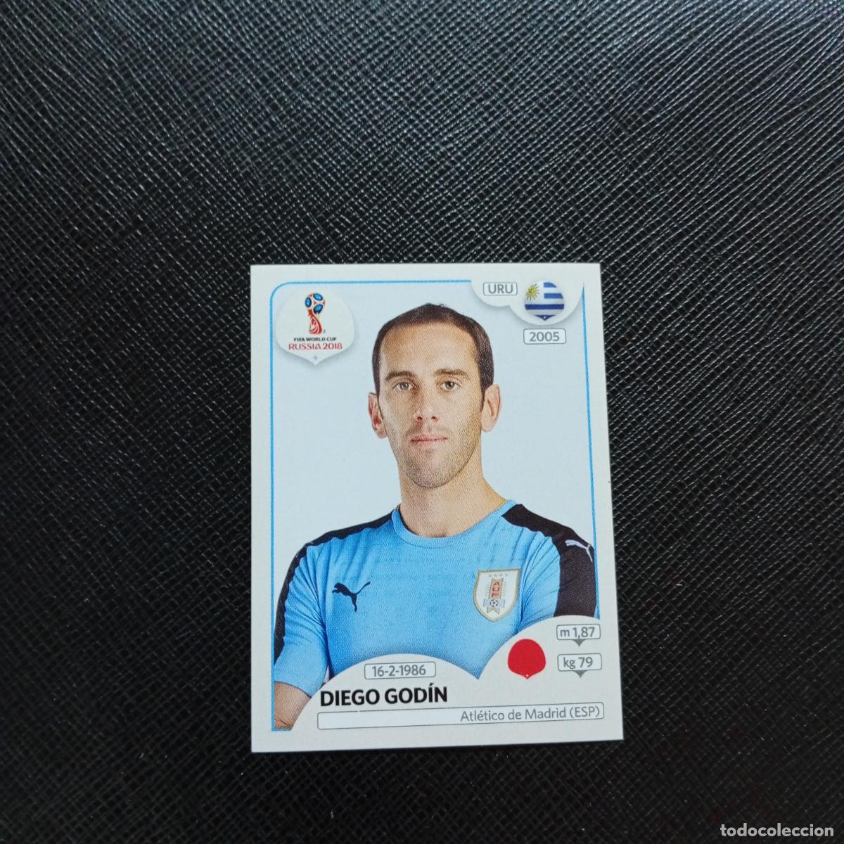 Fu&szlig;ball-Sticker: 96 GODIN URUGUAY PANINI MUNDIAL RUSIA 2018 CROMO FUTBOL 18 - SIN PEGAR - CJ2