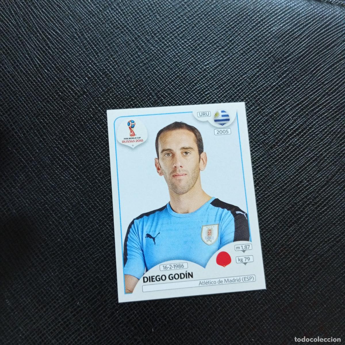 Fu&szlig;ball-Sticker: 96 GODIN URUGUAY PANINI MUNDIAL RUSIA 2018 CROMO FUTBOL 18 - SIN PEGAR - CJ2 ..