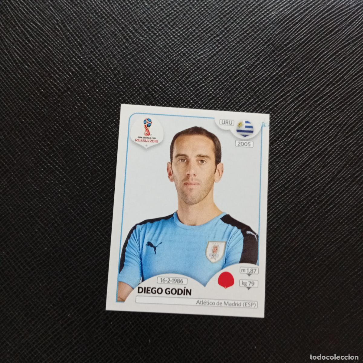 Fu&szlig;ball-Sticker: 96 GODIN URUGUAY PANINI MUNDIAL RUSIA 2018 CROMO FUTBOL 18 - SIN PEGAR - CJ2 ....