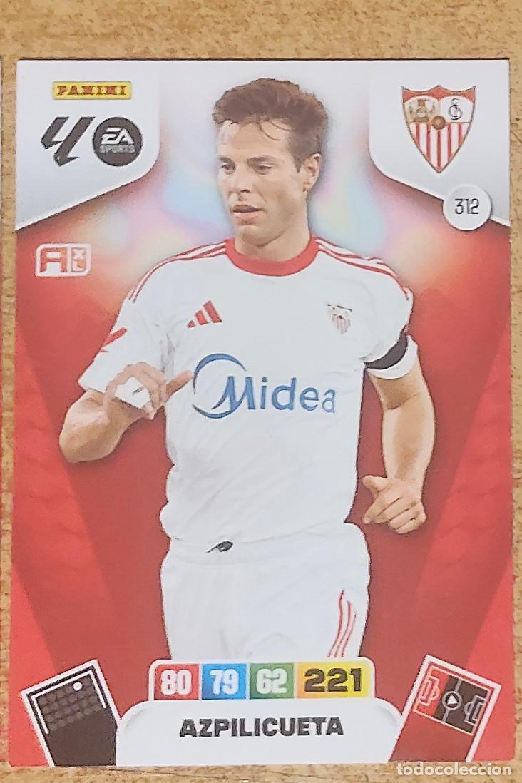 Football Stickers: 312 AZPILICUETA SEVILLA ⚽ LIGA ADRENALYN XL 2025 2026 25 26