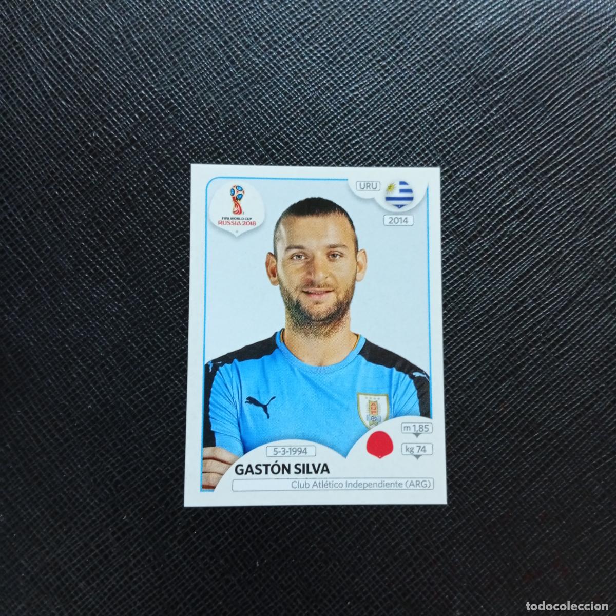 Cromos de f&uacute;tbol: 100 GASTON SILVA URUGUAY PANINI MUNDIAL RUSIA 2018 CROMO FUTBOL 18 - SIN PEGAR - CJ2