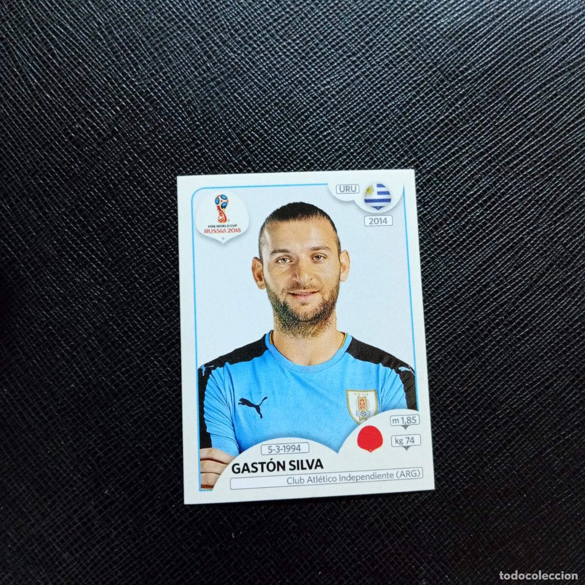 Cromos de f&uacute;tbol: 100 GASTON SILVA URUGUAY PANINI MUNDIAL RUSIA 2018 CROMO FUTBOL 18 - SIN PEGAR - CJ2