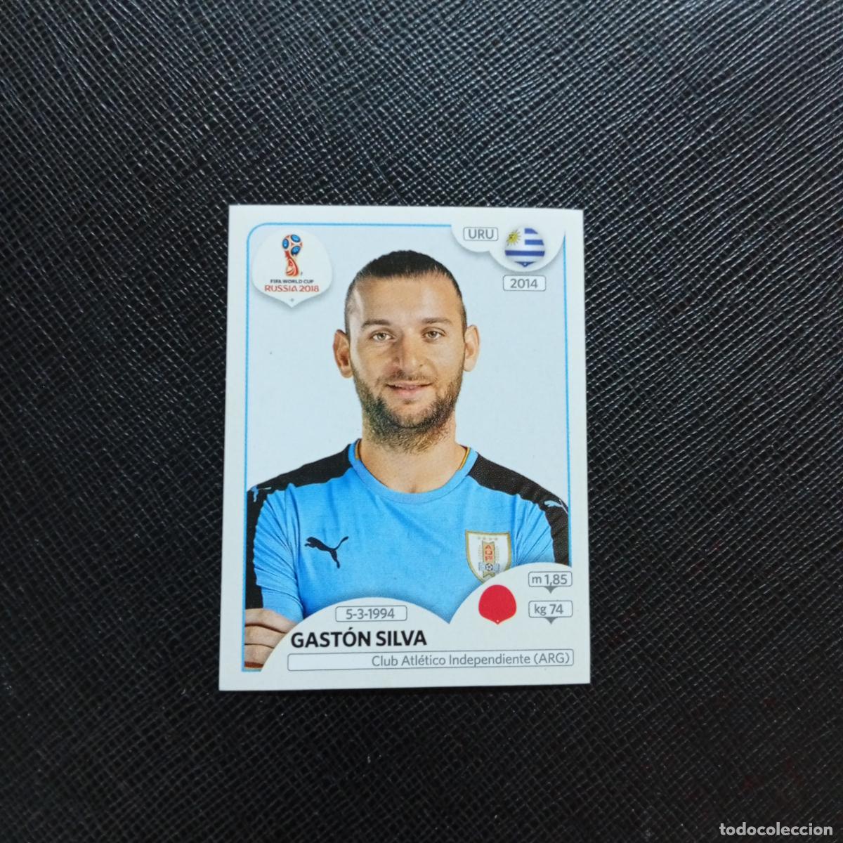Cromos de f&uacute;tbol: 100 GASTON SILVA URUGUAY PANINI MUNDIAL RUSIA 2018 CROMO FUTBOL 18 - SIN PEGAR - CJ2