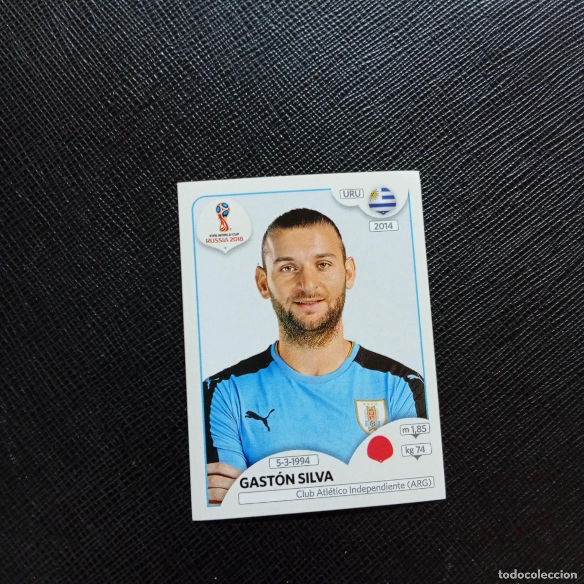 Cromos de f&uacute;tbol: 100 GASTON SILVA URUGUAY PANINI MUNDIAL RUSIA 2018 CROMO FUTBOL 18 - SIN PEGAR - CJ2 .