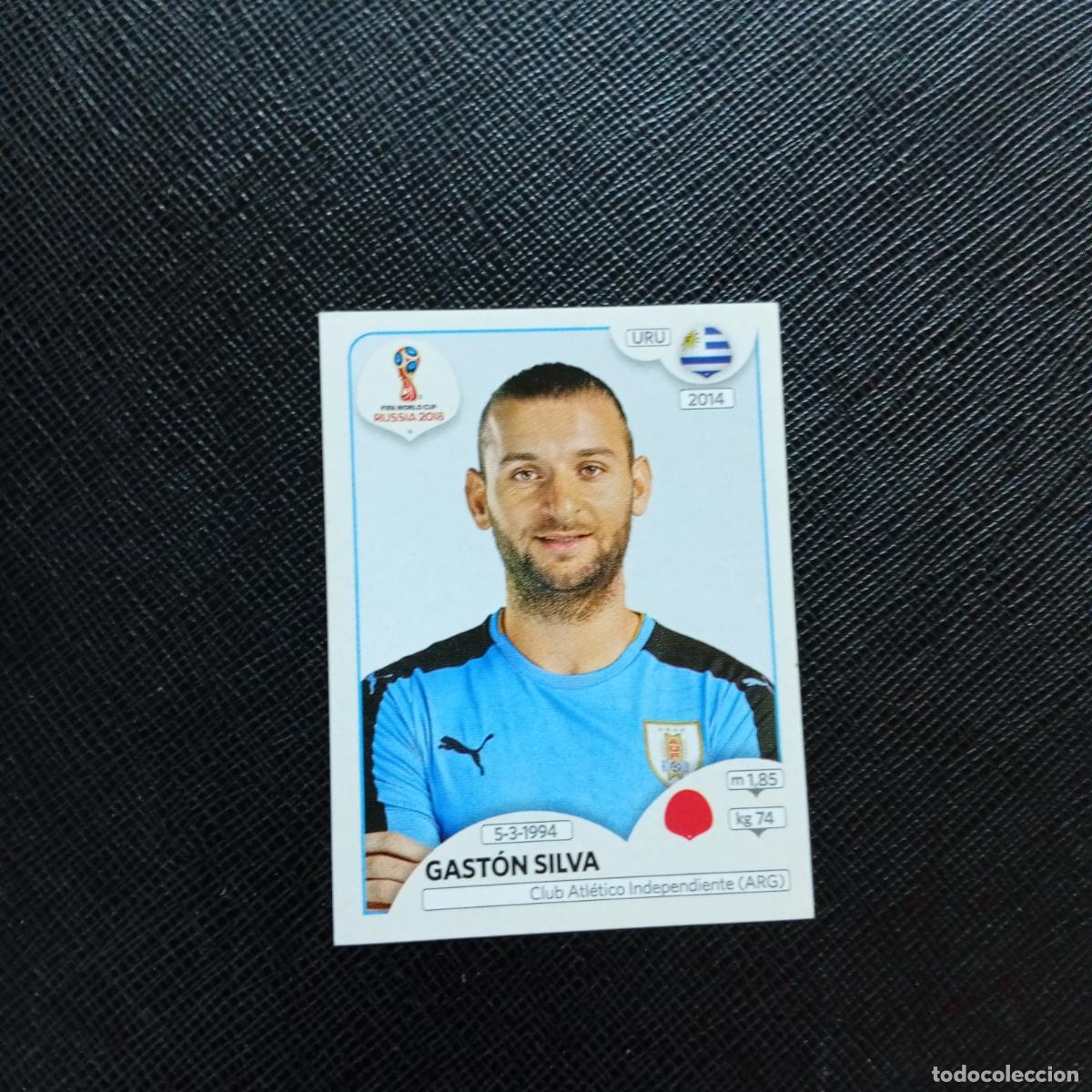 Cromos de f&uacute;tbol: 100 GASTON SILVA URUGUAY PANINI MUNDIAL RUSIA 2018 CROMO FUTBOL 18 - SIN PEGAR - CJ2 .