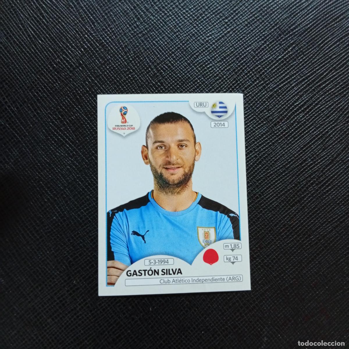 Cromos de f&uacute;tbol: 100 GASTON SILVA URUGUAY PANINI MUNDIAL RUSIA 2018 CROMO FUTBOL 18 - SIN PEGAR - CJ2 ....