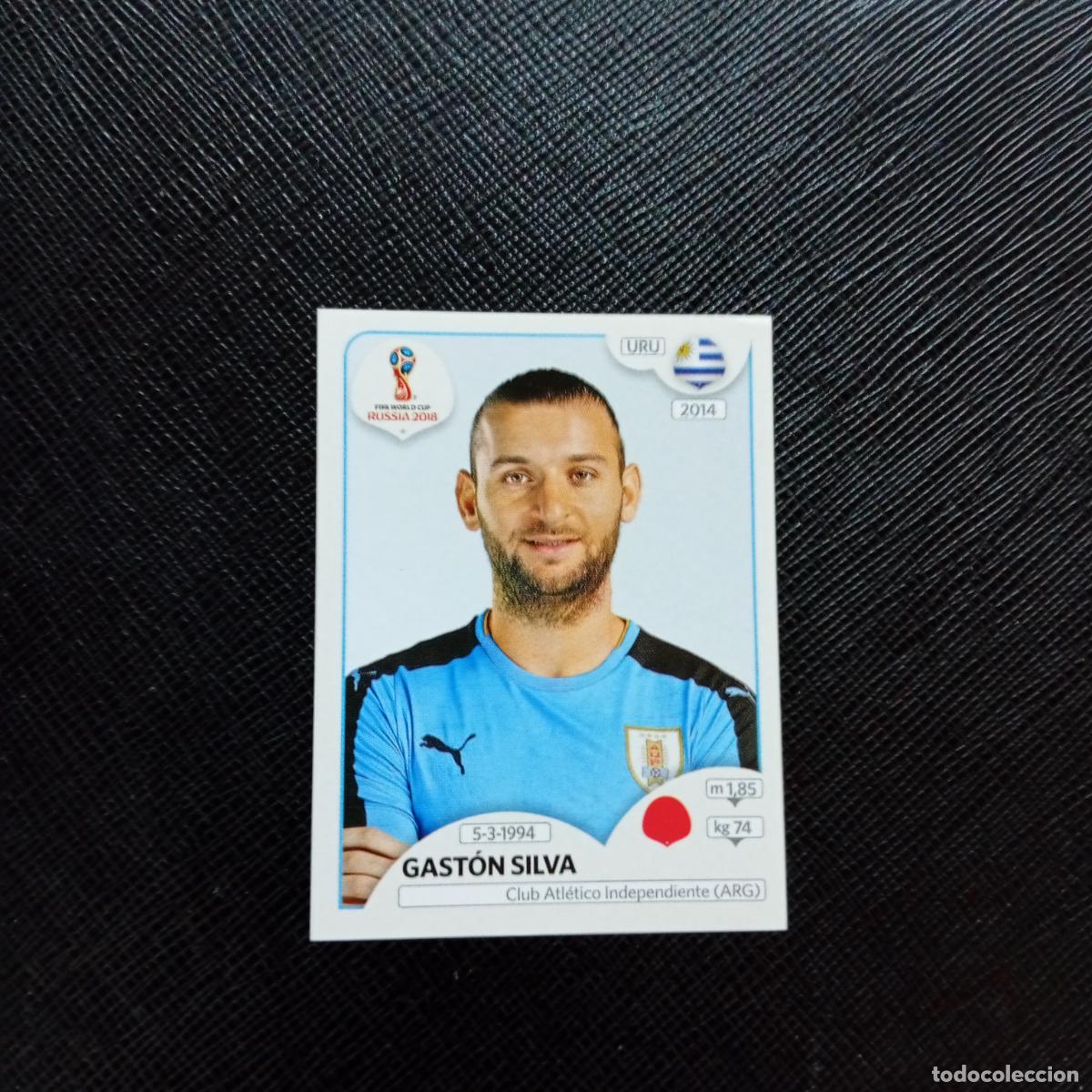 Cromos de f&uacute;tbol: 100 GASTON SILVA URUGUAY PANINI MUNDIAL RUSIA 2018 CROMO FUTBOL 18 - SIN PEGAR - CJ2 ....