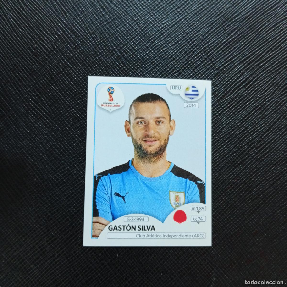 Cromos de f&uacute;tbol: 100 GASTON SILVA URUGUAY PANINI MUNDIAL RUSIA 2018 CROMO FUTBOL 18 - SIN PEGAR - CJ2 .....