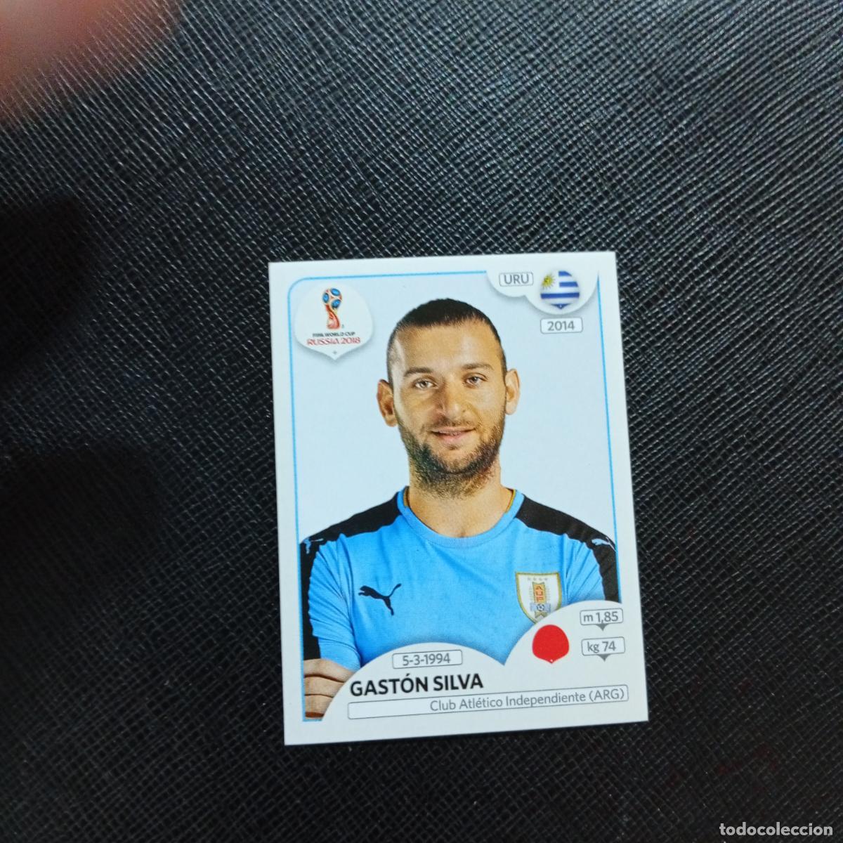 Cromos de f&uacute;tbol: 100 GASTON SILVA URUGUAY PANINI MUNDIAL RUSIA 2018 CROMO FUTBOL 18 - SIN PEGAR - CJ2 .....