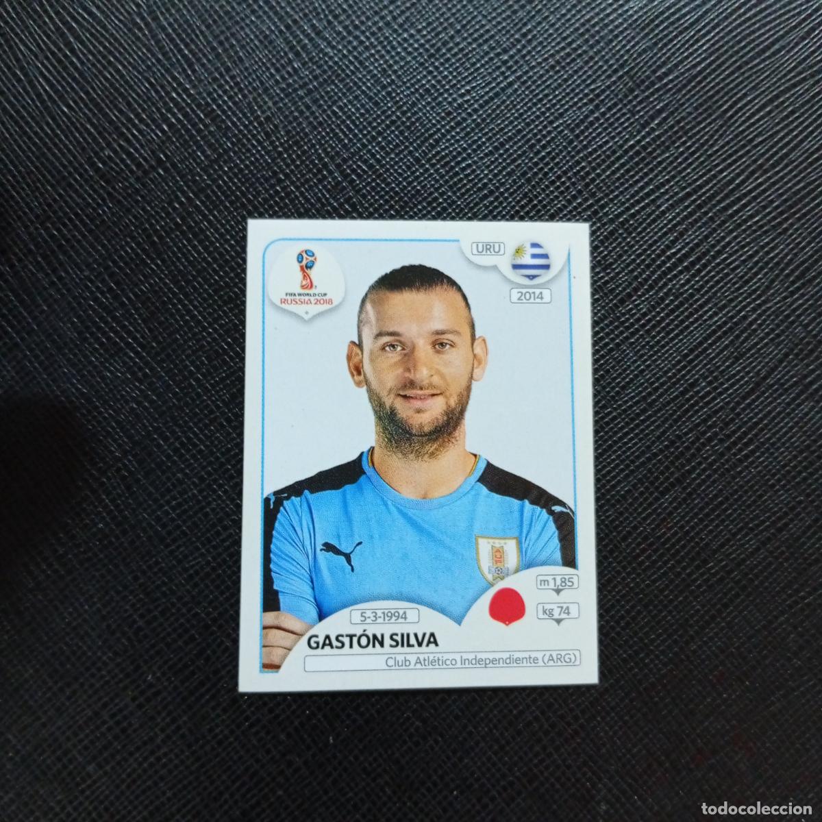 Cromos de f&uacute;tbol: 100 GASTON SILVA URUGUAY PANINI MUNDIAL RUSIA 2018 CROMO FUTBOL 18 - SIN PEGAR - CJ2 ......