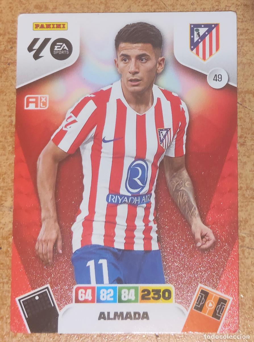 Cromos de f&uacute;tbol: ADRENALYN XL 2025 2026 25 26 PANINI N&ordm; 49 ALMADA ATLETICO MADRID