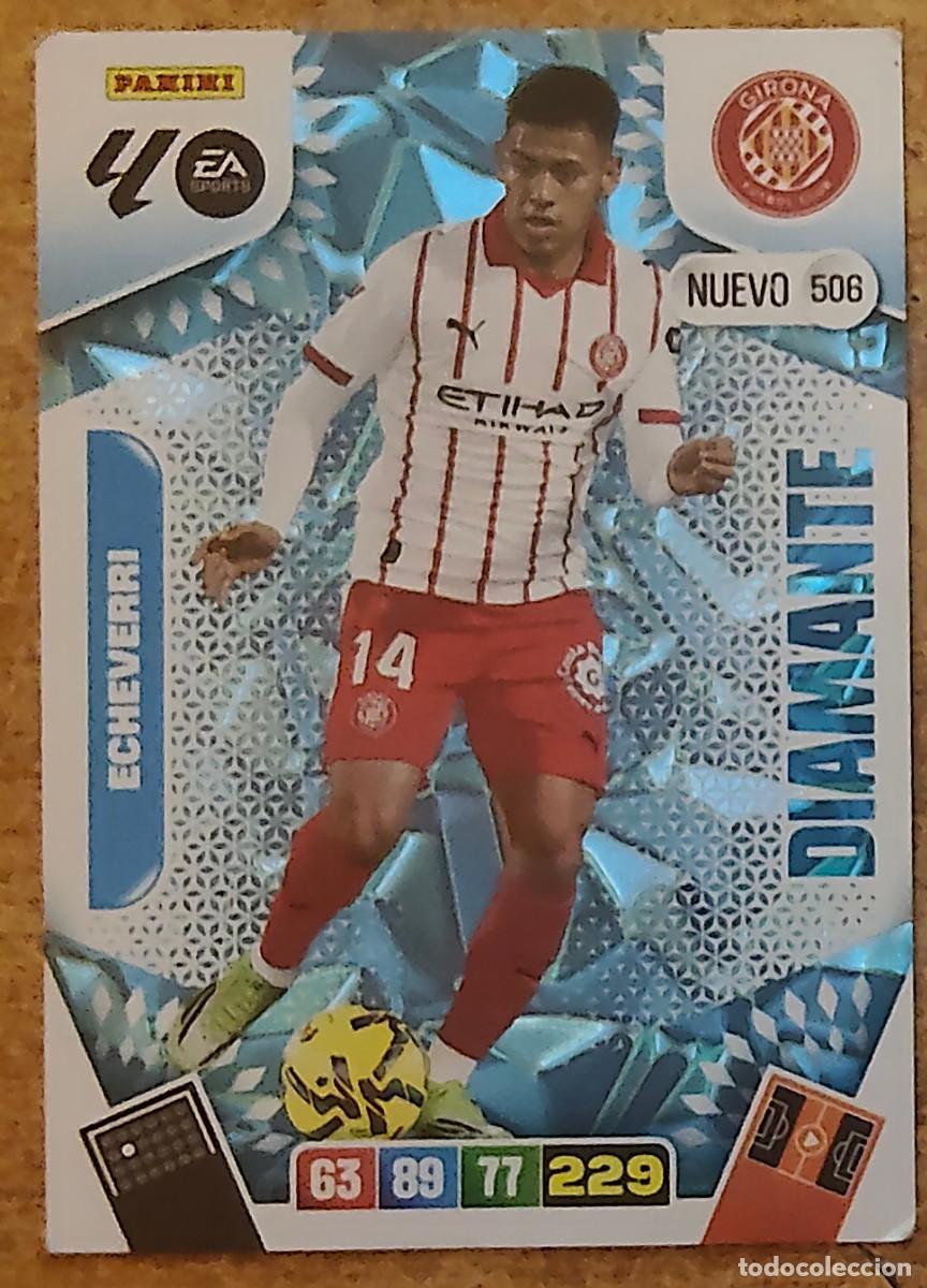 Cromos de f&uacute;tbol: 506 ECHEVERRI GIRONA NUEVO DIAMANTE ADRENALYN 2025 2026 25 26