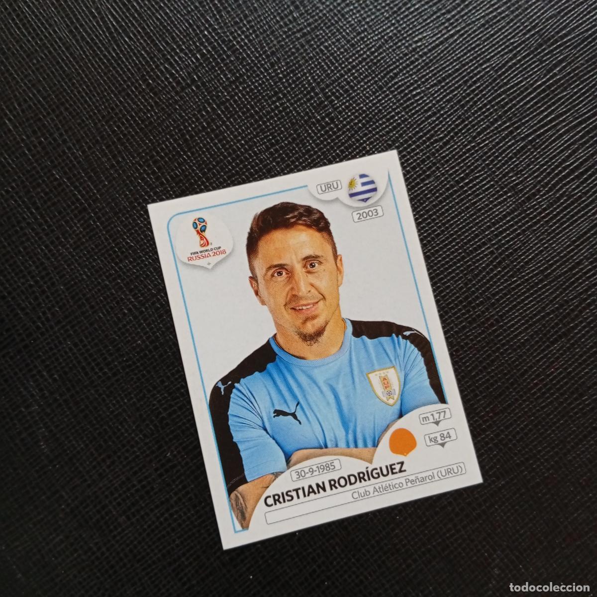 Cromos de f&uacute;tbol: 106 CRISTIAN RODRIGUEZ URUGUAY PANINI MUNDIAL RUSIA 2018 CROMO FUTBOL 18 - SIN PEGAR - CJ2